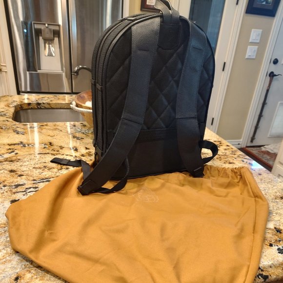 Leather backpack